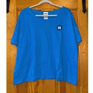 M&M Blue Pajama Short Set Plus